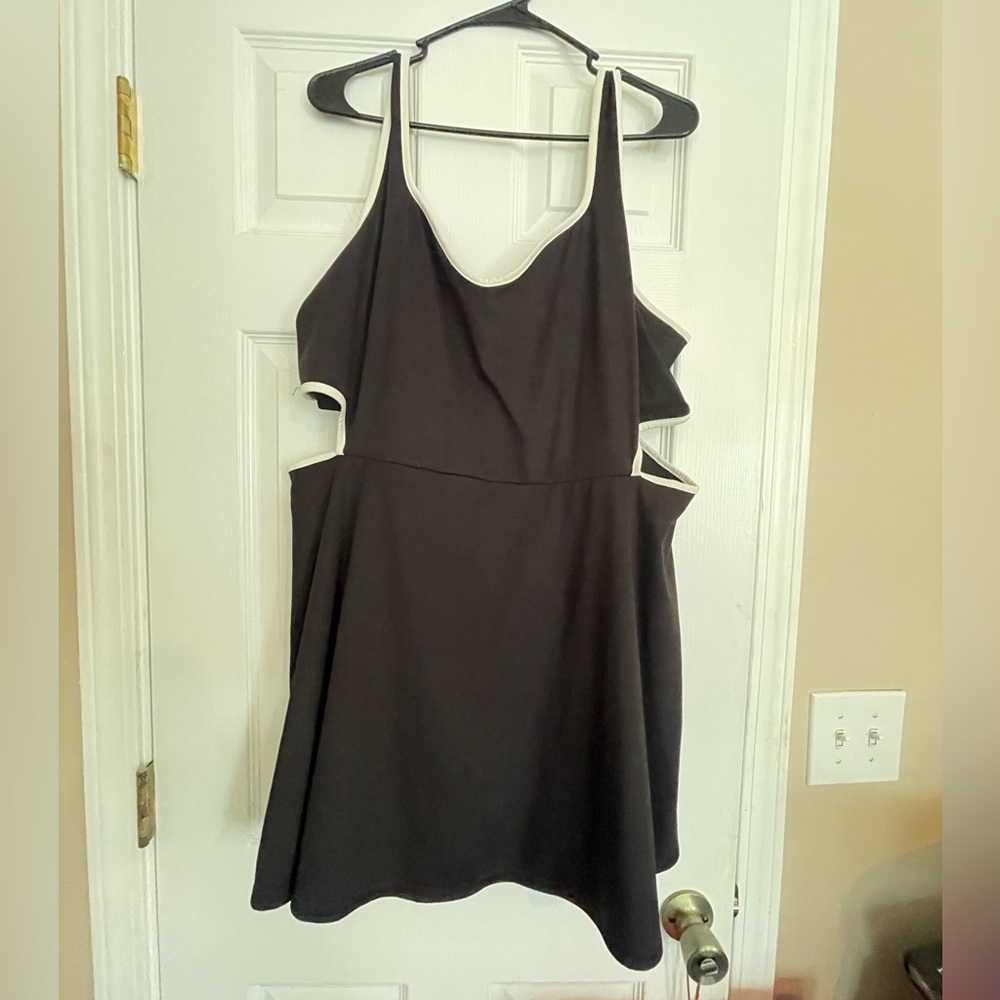 Old Navy Black athletic dress with cut outs